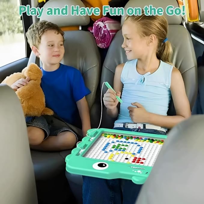 Dinosaur Magnetic Drawing Board, Magnetic Drawing Board for Toddlers, Suitable for Children Aged 3, 4, 5, 6, 7, and 8, Boys and Girls' Enlightenment Education Travel Toys