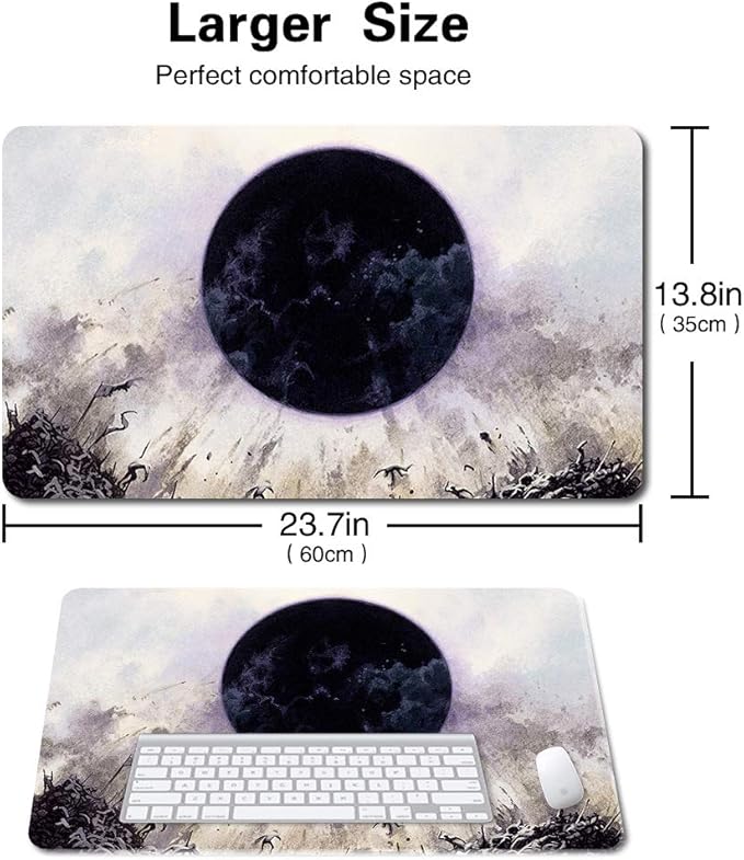 Board Game MTG Playmat Games Size 60X35 cm CCG Compatible for TCG RPG CCG Play mats (Damnation)