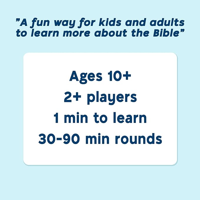 SO YOU THINK YOU KNOW THE BIBLE, a Fun Trivia Game for Families, Fellowships and Bible Study - Great Christian Gift