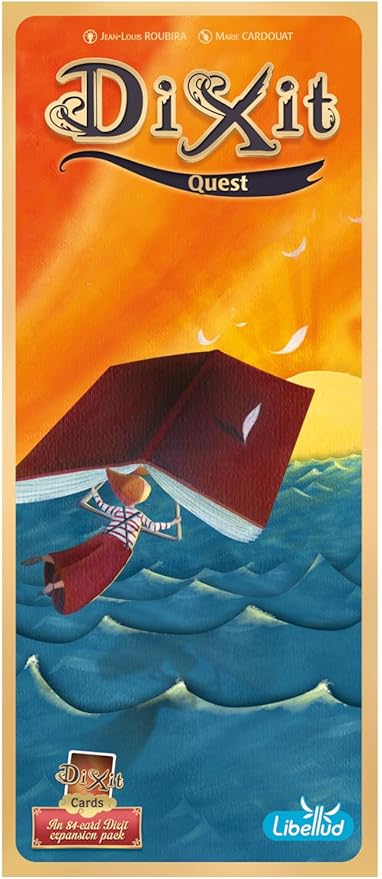 Dixit Quest Board Game - Expand Your Imagination with 84 New Cards! Creative Storytelling Game, Fun Family Game for Kids & Adults, Ages 8+, 3-6 Players, 30 Minute Playtime, Made by Libellud