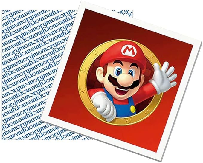 Ravensburger Super Mario Large Memory - Matching Picture Snap Pairs Game for Kids Age 3 Years and Up