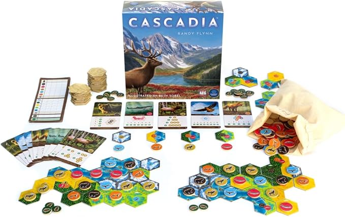 AEG & Flatout Games | Cascadia - Award-Winning Board Game Set in the Pacific Northwest | Easy to Learn | Quick to Play | Ages 10+