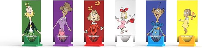 CLUE: The Grinch, Classic Mystery Board Game, Solve The Holiday Theft in Whoville with Cindy-Lou & More, Discover Who, Where, and What was Taken, Officially Licensed Dr. Seuss Merchandise