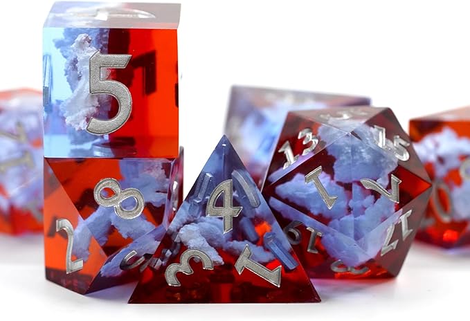 D&D Dice Set, Dungeons and Dragons Game Dice,DND Dice Gift Set for Role Playing Table Games