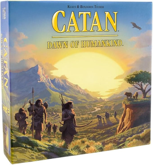 CATAN Dawn of Humankind Board Game - Embark on Humanity's Greatest Journey! Strategy Game, Family Game for Kids & Adults, Ages 12+, 3-4 Players, 90 Minute Playtime, Made by Catan Studio