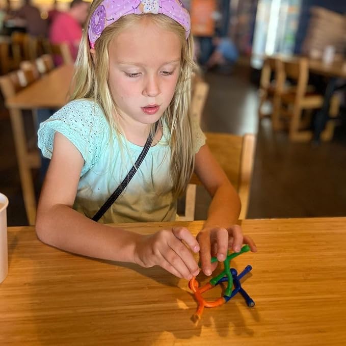 MAGMEN Magnetic Travel Toys, Stretchy, Fun, and Educational Fidget Toys for Kids and Adults Ages 3 and Up 20 Mix