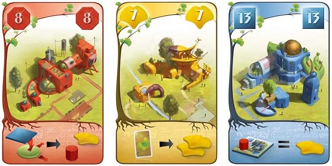 Pearl Games Ginkgopolis Board Game | Competitive Worker Placement Strategy Game for Adults and Kids | Ages 10+ | 1-5 Players | Average Playtime 45 Minutes | Made by Pearl Games