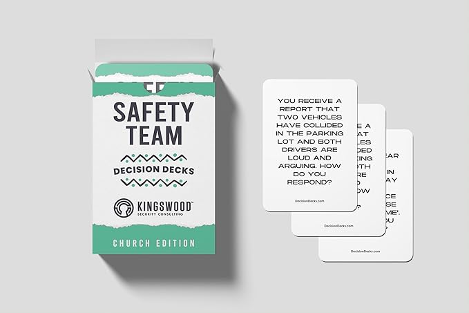 Decision Decks, 60 Church Safety and Security Team Scenario Cards to Enhance Critical Thinking Problem Solving and Decision Making Abilities