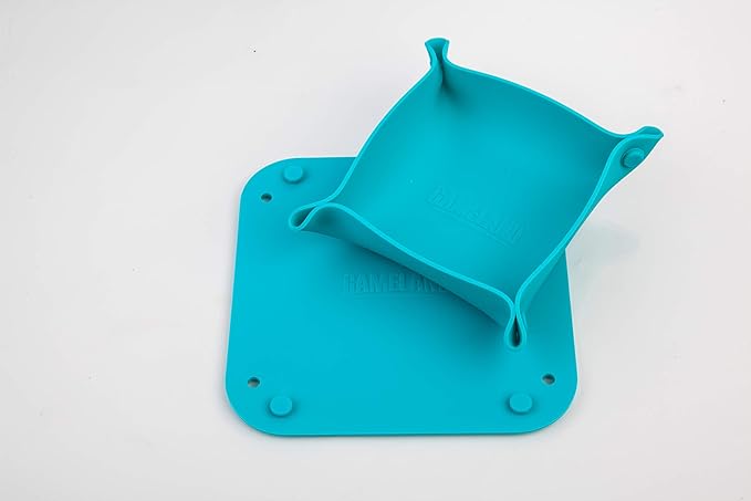 Collapsible Board Game Storage Bowls, Portable Folding Tray Accessory Holds Tabletop Bits, Components, Pieces, Dices for Classic & Modern Gaming, RPG Roleplaying (5-Pack) (Macoron Color)