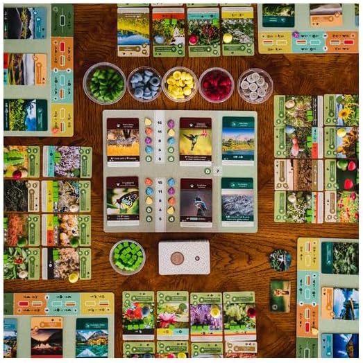 Inside Up Games Earth - The Board Game by Inside Up Games & Maxime Tardif,Ecosystem Building,Card Drafting & Action Selecting,for 1 to 5 Players,Play Solo-Multiplayer-Teams,45-90 Minute Playing Time