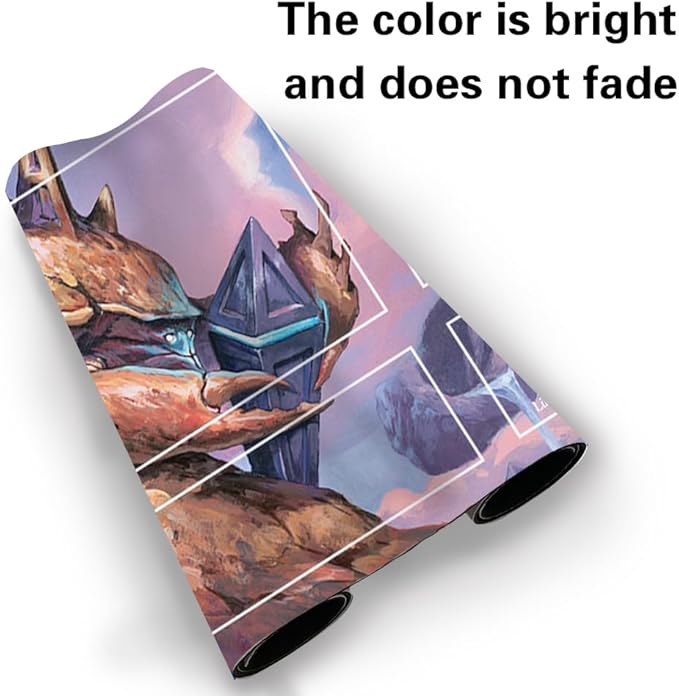 Board Game MTG Playmat Games Size 60X35 cm CCG Compatible for TCG RPG CCG Play mats (HEDRON-Crab-Zone)