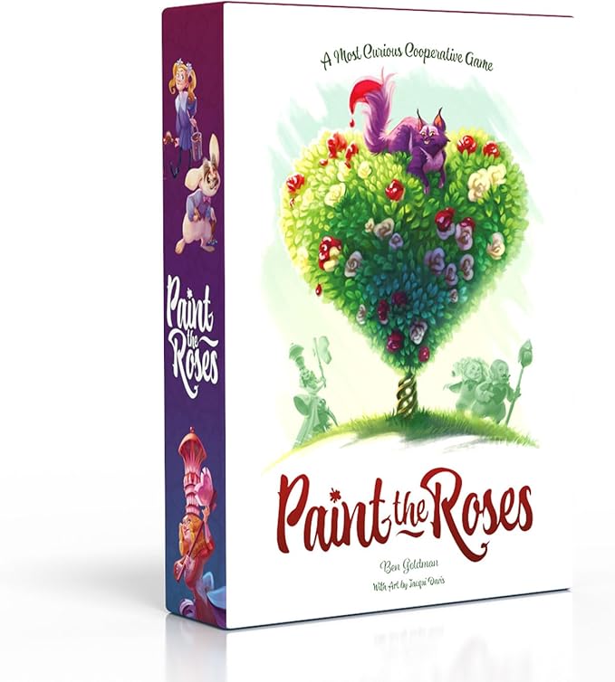Northstar Game Studio Paint The Roses Board Game | Cooperative Strategy Game for Adults, Teens and Families | Alice in Wonderland Puzzle Game | 2 to 5 Players, Play in 60 Minutes