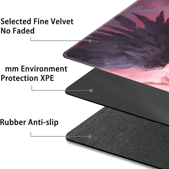 Board Game for TCG Playmat Table Mats Games Size 60X35 cm Mousepad Compatible for MTG RPG CCG Trading Card Game Play mats with 6 Dice (Playmat 121)