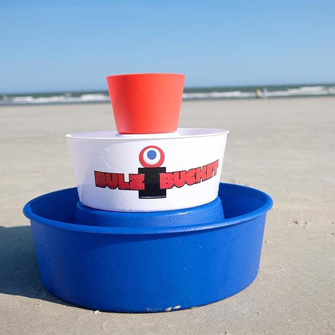 Game by Water Sports - Beach, Tailgate, Camping, Yard, and Pool Games- Indoor/Outdoor Kids Toys - Pool Accessories Perfect for Family Game Night (Red/White/Blue)