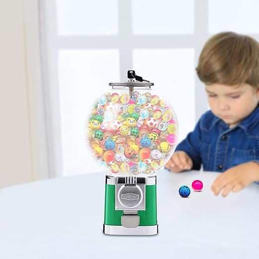 Vending Machine, 1.26 in Ball Bulk Vending Machine Classic Bubble Capsule Toys Dispenser, Commercial Candy Gumball Machine for Game Stores and Retail Stores