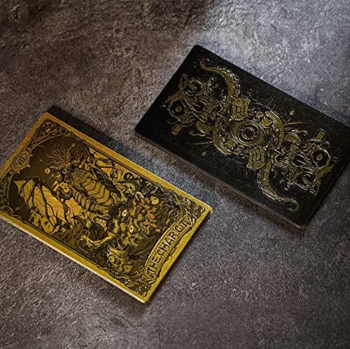Cthulhu Poker Cards Collection Playing Cards Rare Limited Poker Cards Gift for Men or Women, Great for Cardistry,Card Games and Party (Gold foil a Set)