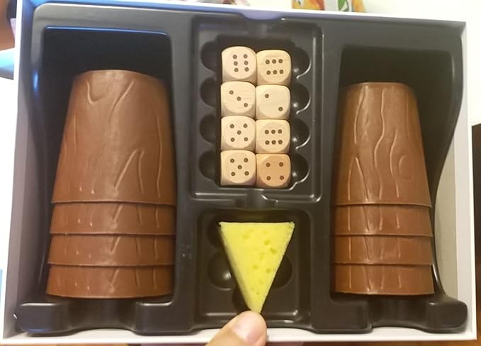 Cheese Thief Board Game | Party Game for Family to find Out who Steal The Cheese | Hidden Roles & Bluffing | Ages 8+ | for 4 to 8 Players | 10-Minute Playtime