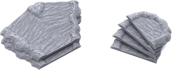 Modular Waterways, 3D Printed Tabletop RPG Scenery and Wargame Terrain for 28mm Miniatures