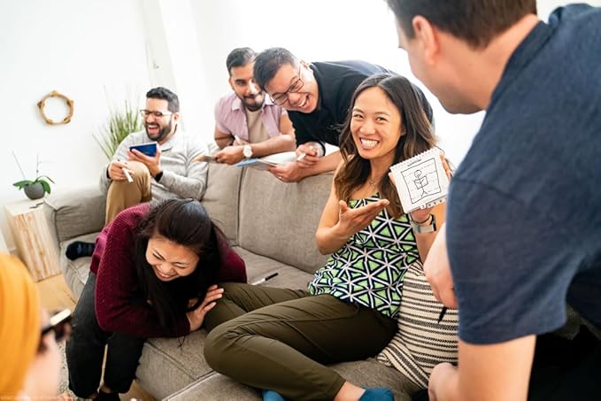 USAopoly Telestrations Party Pack 12 Player | 600 New Phrases to Sketch | Board Game | A Fun Family Game for Kids and Adults | Family Game Night Just Got Better | Telephone Game Sketched Out, Multi-colored