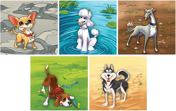 Zoomies – Fast-Paced Dog Walking Family Card Board Game Fun for All Ages Quick Play 2 to 4 Players Ages 10+