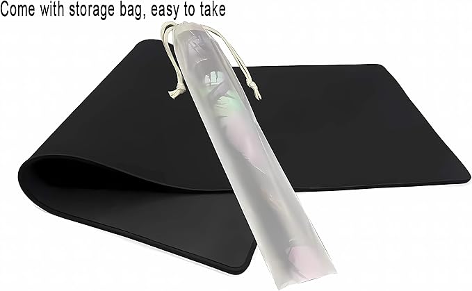 MTG Playmat Stitched Edges, Game MTG Mat for MTG TCG 24 x 14 inches Trading Card Inked TCG Playmats with Storage Bag Smooth Rubber Surface Battle Game