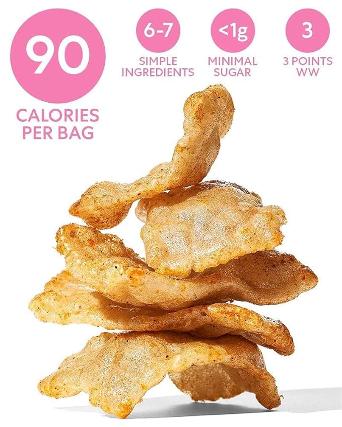 SNACKLINS Plant Based Crisps BARBEQUE - Gluten Free, Grain Free, 100% Kosher, Vegan Healthy Snacks, Crunchy Puffed Snack, Only 100 Calories Per Bag (Case of 24)