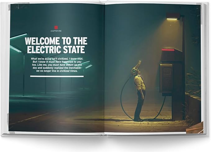 Free League Publishing The Electric State RPG Core Rulebook Tabletop Roleplaying Game for Adults, Family, Teens 14+