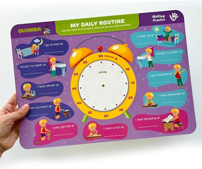 QUOKKA Busy Book Practice Handwriting for Kids - Numbers - Learn to Count for Toddlers 3-5 | 30 Tasks | Pre K ABC Letter Tracing | Homeschool Preschool Learning Activities