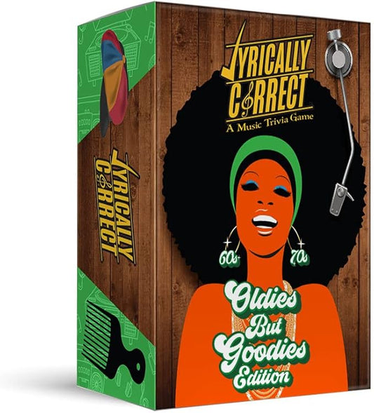 Lyrically Correct 60's and 70's Oldies but Goodies Music Trivia for Friends, Fun Party Game for Adults, Family Game Night, Finish The Lyrics Challenge