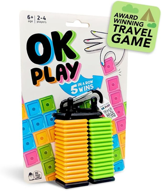 Big Potato OK Play - Award-Winning Travel Game for Family and Friends | 2-4 Players, Perfect for Trips, Parties and to Play On The Go.