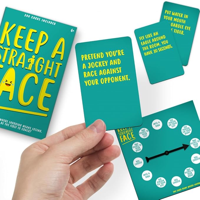 Gift Republic GR670009 Keep A Straight Face, Multicolor, 12.2 x 6.6 x 17.3 cm