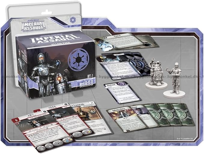 Fantasy Flight Games Star Wars Imperial Assault Board Game BT-1 and 0-0-0 VILLAIN PACK - Epic Sci-Fi Miniatures Strategy Game for Kids and Adults, Ages 14+, 1-5 Players, 1-2 Hour Playtime,
