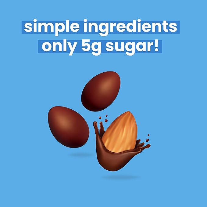 UNREAL Dark Chocolate Almonds - Certified Vegan, Gluten Free, Fair Trade, Non-GMO, No Sugar Alcohols or Soy (6 bags)