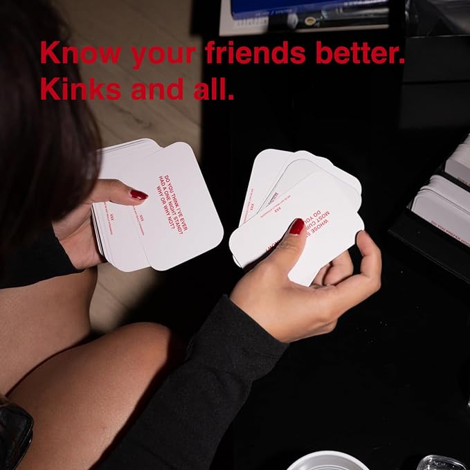 WE'RE NOT REALLY STRANGERS Adult Edition Card Game for Adults & Friends - 300 Conversation Cards for Memorable Game Nights, Parties, & Bachelorette Parties, 18+, 2-6 Players