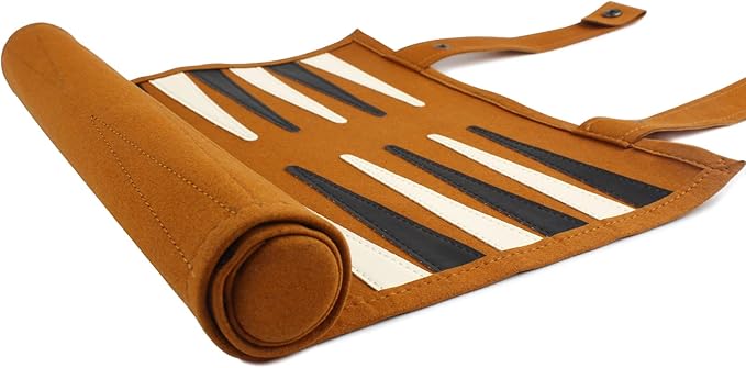 Andux Roll-up Leather Backgammon Board Game PGSLQ-01