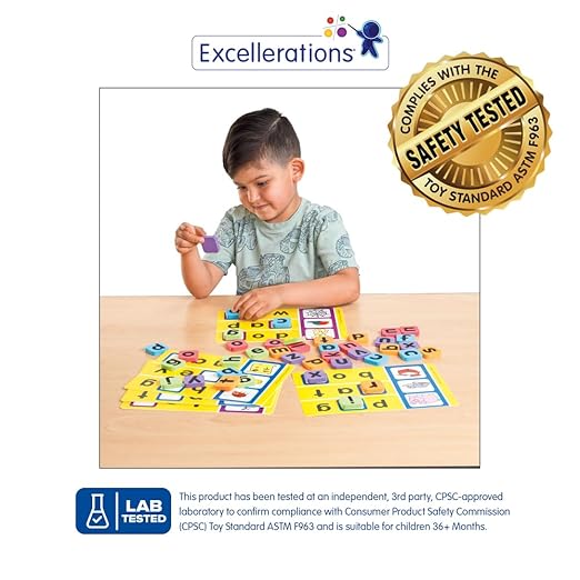 Excellerations Phonics Spelling Game for Kids and Classrooms Classroom Activity (12 Game Boards) (Item # PSG)
