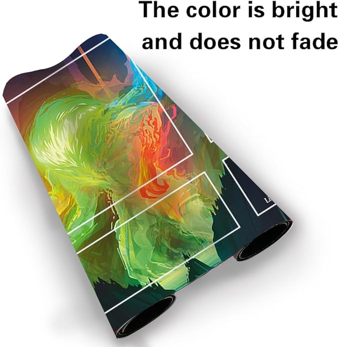 Board Game MTG Playmat Games Size 60X35 cm CCG Compatible for TCG RPG CCG Play mats (OMNATH, LOCUS of Creation-Zone)