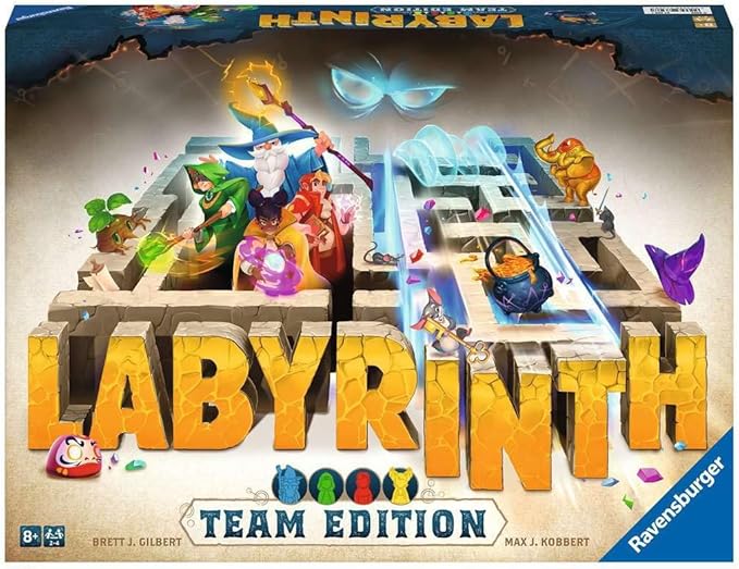 Ravensburger Labyrinth: Team Edition Family Board Games for Kids and Adults Age 8 Years Up