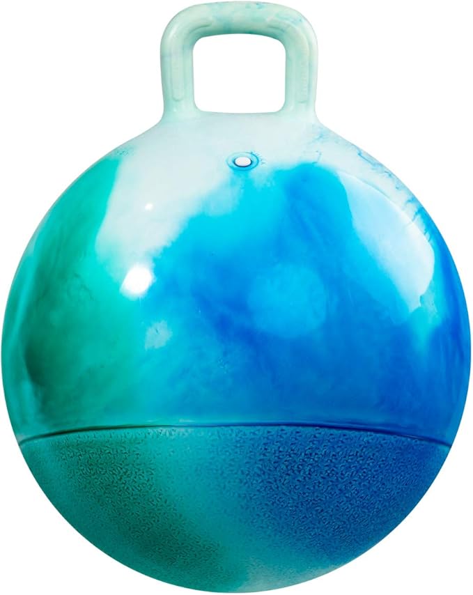 EVERICH TOY Hopper Ball, Clouds Hopping Toys for Kids, 18 Inch Bouncy Ball with Handle, Inflatable Bouncing Hoppity Hop Toys for Boys and Girls Gifts