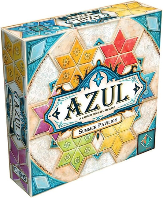 Azul Summer Pavilion Board Game - Strategic Tile-Placement Game for Family Fun, Great Game for Kids and Adults, Ages 8+, 2-4 Players, 30-45 Minute Playtime, Made by Plan B Games