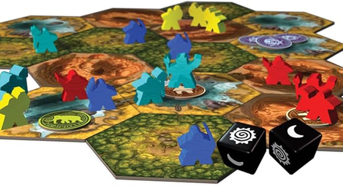 Rise of Tribes Strategy Board Game - Build, Explore, Dominate - Perfect for Family Game Nights and Board Game Enthusiasts