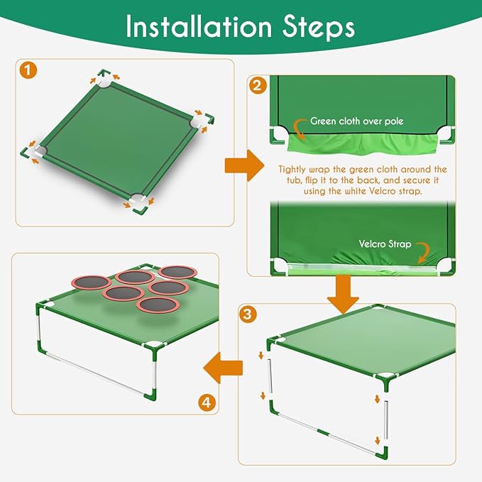 Battle Golf Game Chipping Mat - 37pcs Sticky Golf Pro Games Practice Mats Indoor Outdoor Games for Adults Family Kids Battle Golf Royale Game Play Equipment Stick Chip