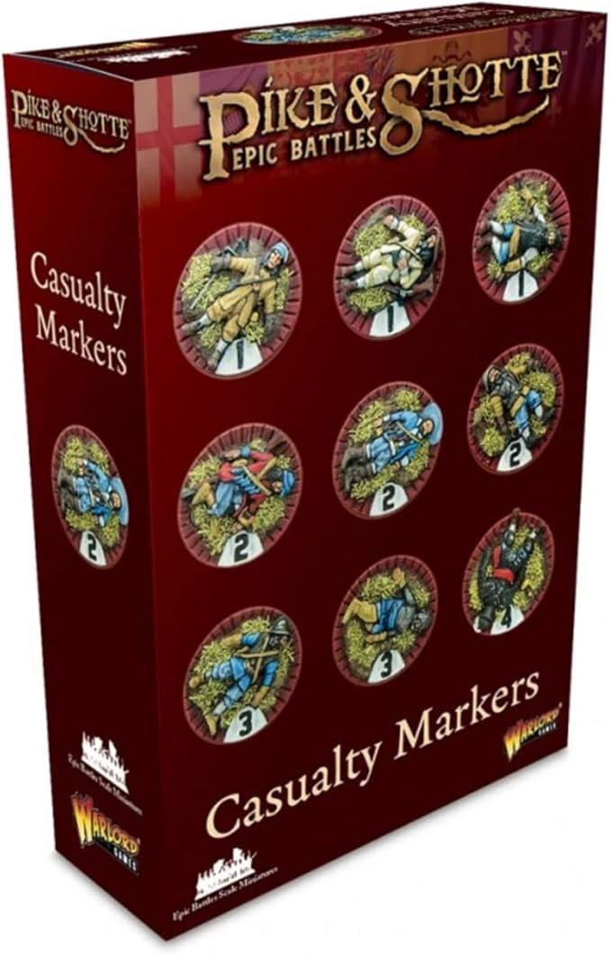 Warlord Games Pike & Shotte Epic Battles Casualty Markers Military Table Top Wargaming Plastic Model Kit 212410002
