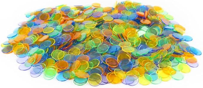 Regal Bingo Family Bingo Bundle Set with 100 Classic Bingo Cards, 75 Jumbo Calling Cards & Bingo Chips 1000 Pcs