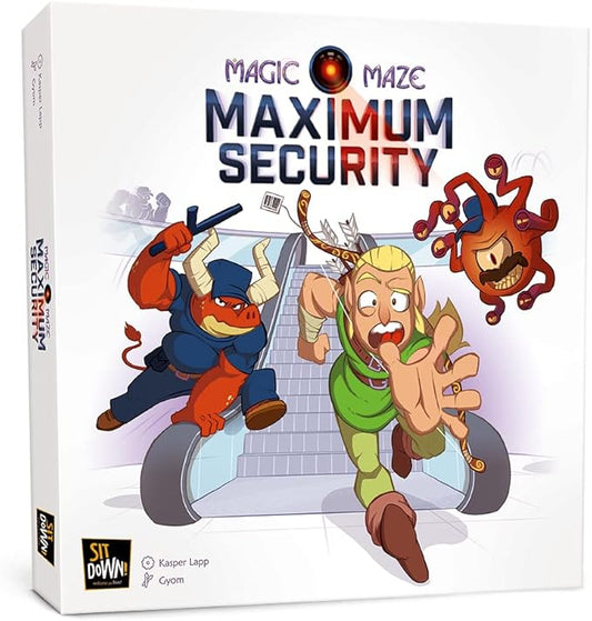 Magic Maze: Maximum Security, Strategy Board Game, Customize Your Magic Maze Experience, For 1 to 8 Players, Ages 8 and up