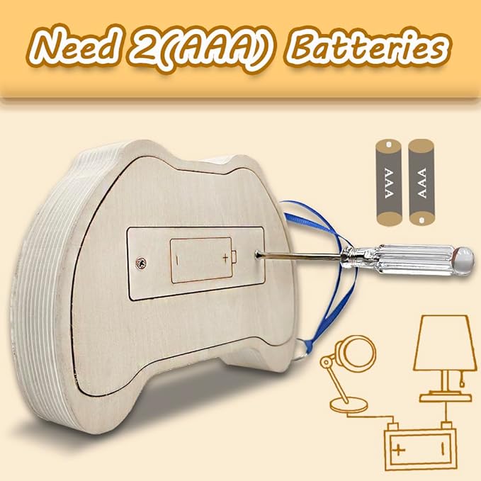 Wooden Fidget Toy Toddler Toys for Kids, Toddler Busy Board with 7 LED Lights Switches, Sensory Toys for Toddlers 3-4, Battery Powered Kids Toys Toddler Gifts, Learning Toys