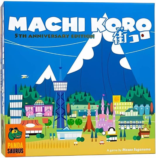 Machi Koro Board Game The Ultimate City-Building Game! Fast-Paced Dice Rolling Strategy Game for Kids and Adults, Ages 8+, 2-4 Players, 30 Minute Playtime, Made by Pandasaurus Games