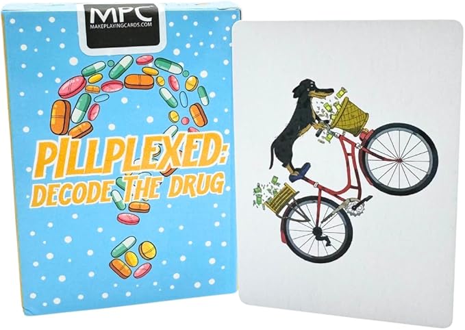 Pillplexed: Decode The Drug - Pharmacy Trivia Game & Gift | Fun & Educational Drug Knowledge Challenge for Students, Professionals, and Healthcare Enthusiasts | Top 300 Medications Game