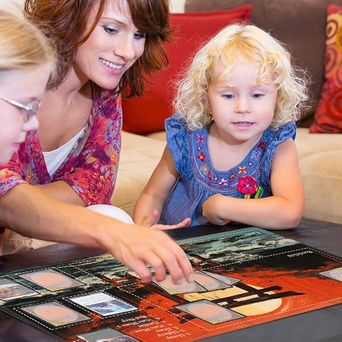 Playmat with Zones for MTG Card Game Playing, Game Mats Tabletop Magic Play Mats 24"x14" Commander Deck Gaming Desk Duel Mat Card Gameplay Mats for Beginner, Japanese Shrine Gate Torii Art