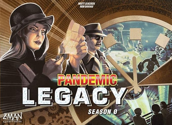 Pandemic Legacy Season 0 Board Game | Board Game for Adults and Family | Cooperative Board Game | Ages 14+ | 2 to 4 Players | Average Playtime 60 Minutes | Made by Z-Man Games